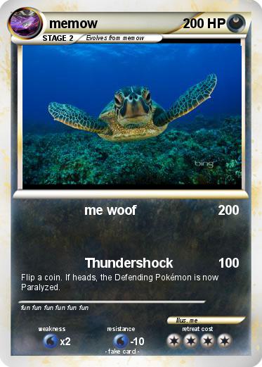 Pokemon memow