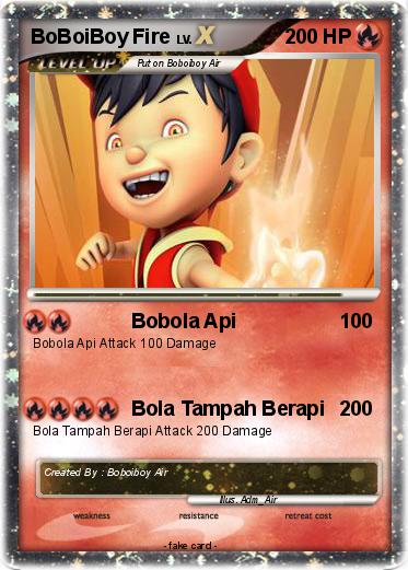 Pokemon BoBoiBoy Fire