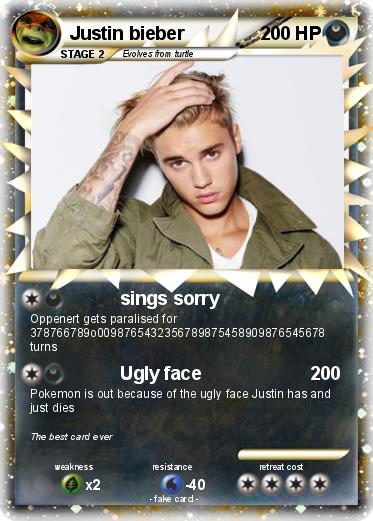 Pokemon Justin bieber