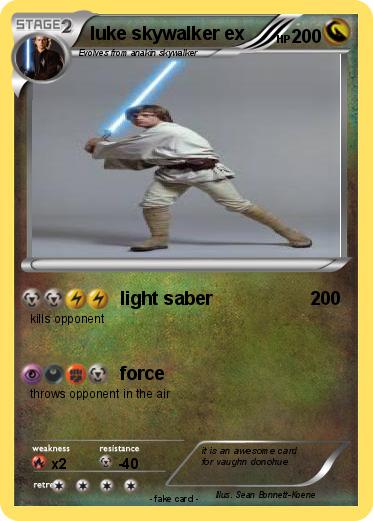Pokemon luke skywalker ex