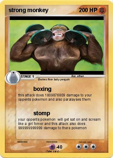 Pokemon strong monkey