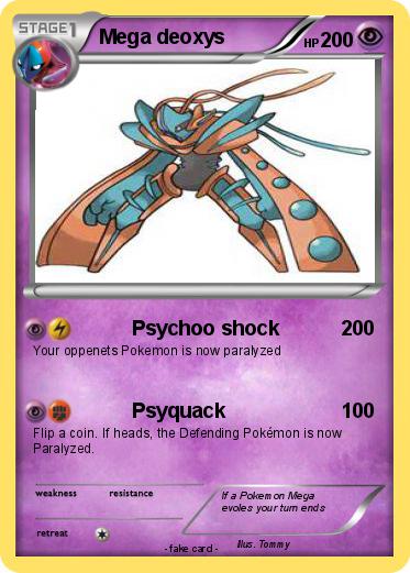 Pokemon Mega deoxys