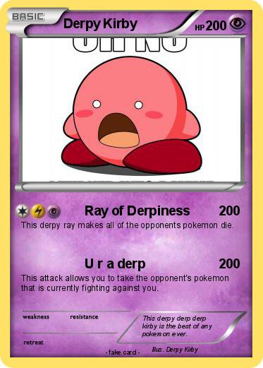 Pokemon Derpy Kirby