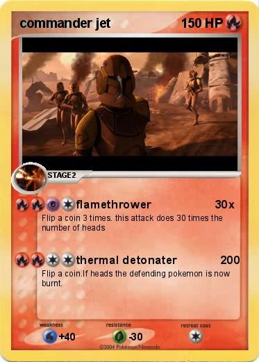 Pokemon commander jet                    