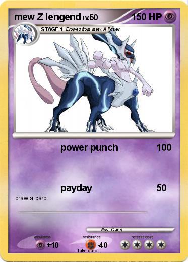 Pokemon mew Z lengend