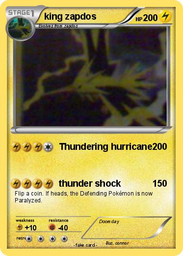 Pokemon king zapdos
