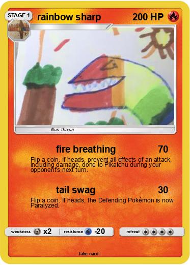 Pokemon rainbow sharp
