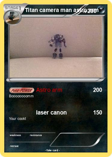 Pokemon Titan camera man astro arm