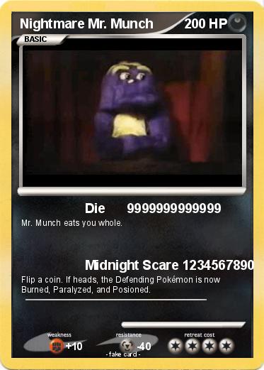 Pokemon Nightmare Mr. Munch