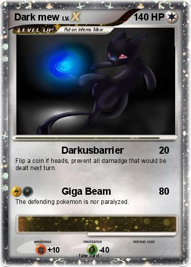 Pokemon Dark mew