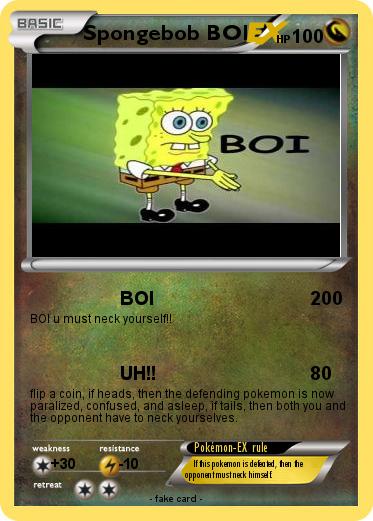 Pokemon Spongebob BOI