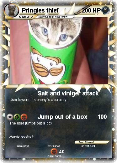 Pokemon Pringles thief