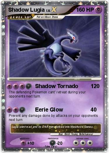 Pokemon Shadow Lugia