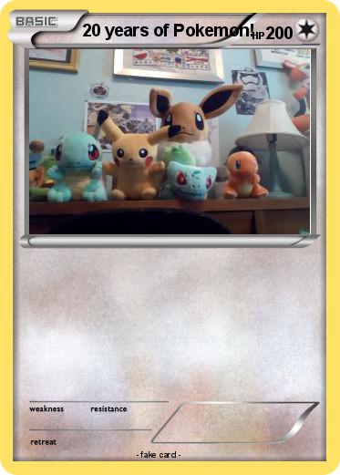 Pokemon 20 years of Pokemon!