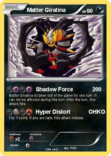 Pokemon Matter Giratina