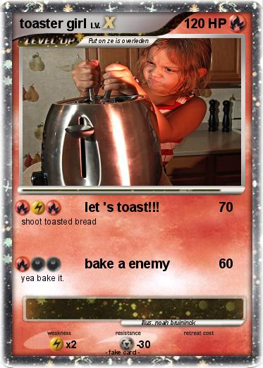 Pokemon toaster girl