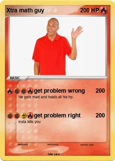Pokemon Xtra math guy
