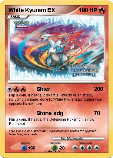 Pokemon White Kyurem EX