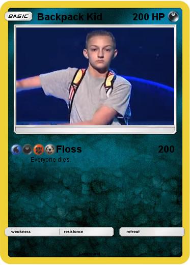 Pokemon Backpack Kid