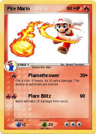 Pokemon Fire Mario