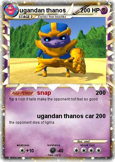 Pokemon ugandan thanos