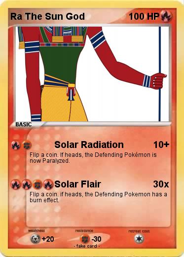 Pokemon Ra The Sun God