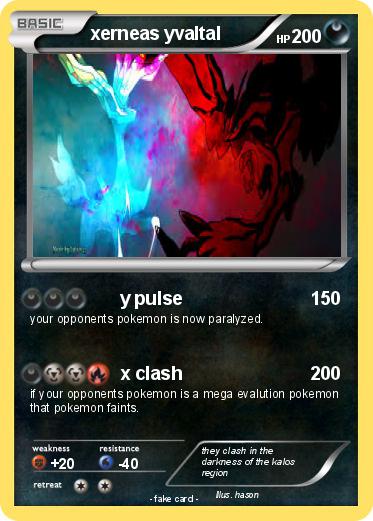 Pokemon xerneas yvaltal