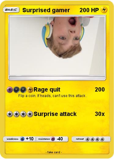 Pokemon Surprised gamer