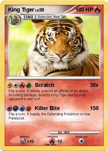 Pokemon King Tiger