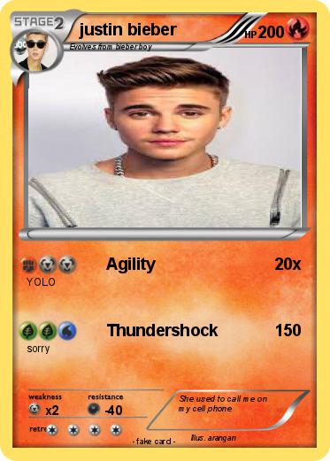 Pokemon justin bieber