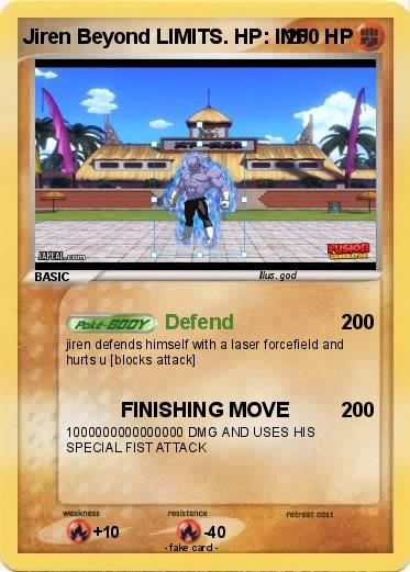 Pokemon Jiren Beyond LIMITS. HP: INF