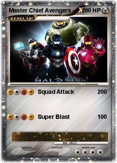 Pokemon Master Chief Avengers