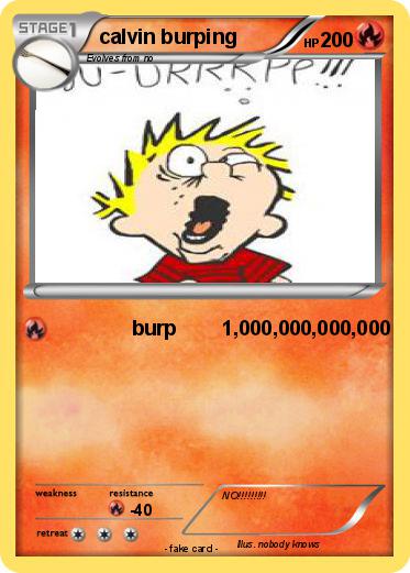 Pokemon calvin burping