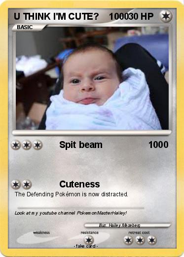 Pokemon U THINK I'M CUTE?    1000