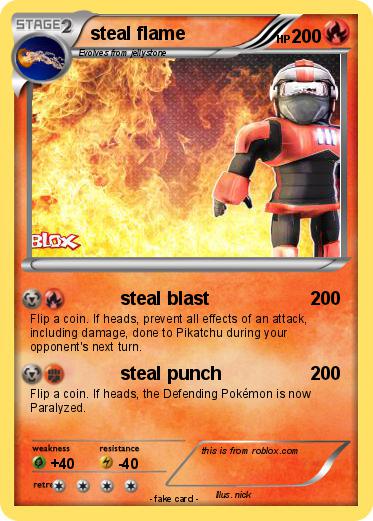Pokemon steal flame