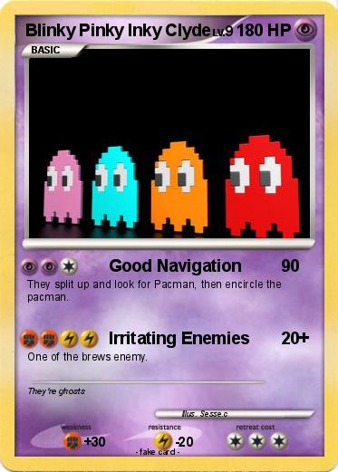 Pokemon Blinky Pinky Inky Clyde