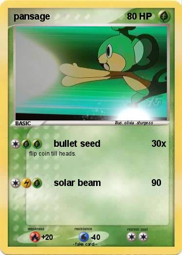 Pokemon pansage