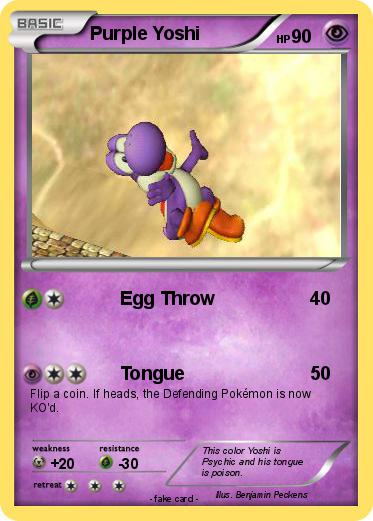 Pokemon Purple Yoshi