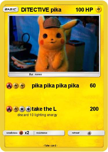 Pokemon DITECTIVE pika