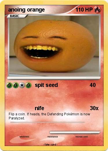 Pokemon anoing orange