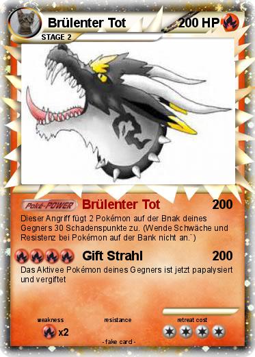Pokemon Brülenter Tot
