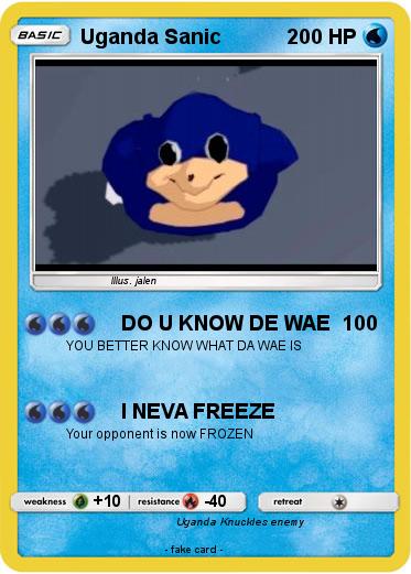 Pokemon Uganda Sanic