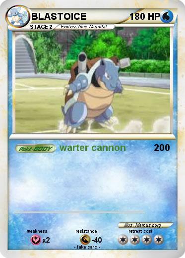 Pokemon BLASTOICE