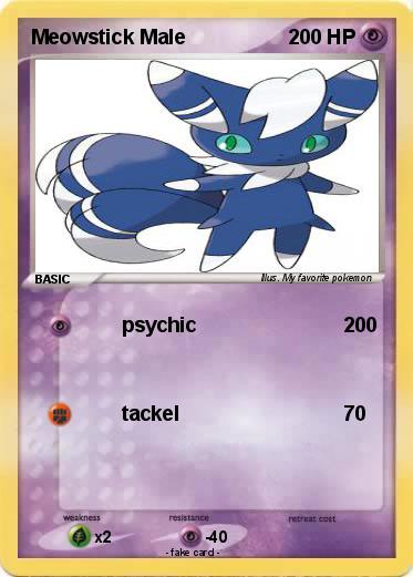 Pokemon Meowstick Male