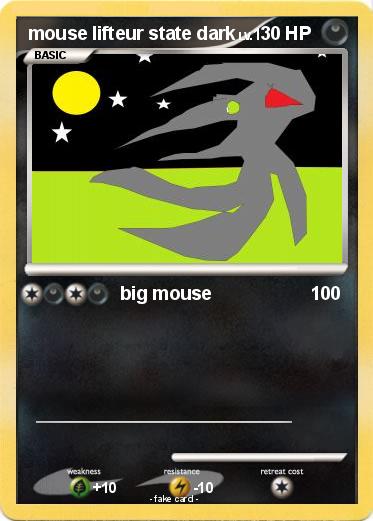 Pokemon mouse lifteur state dark