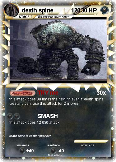Pokemon death spine           120