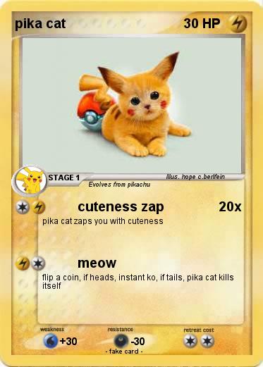 Pokemon pika cat