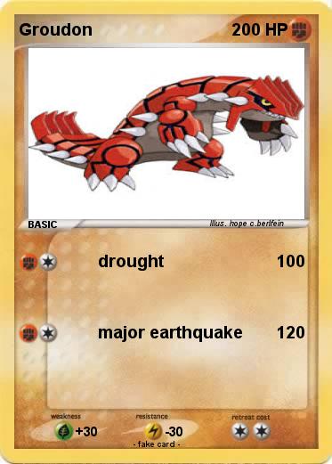 Pokemon Groudon
