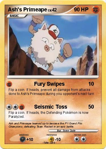 Pokemon Ash's Primeape