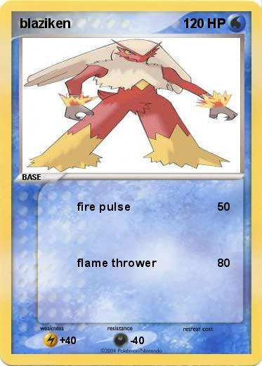 Pokemon blaziken